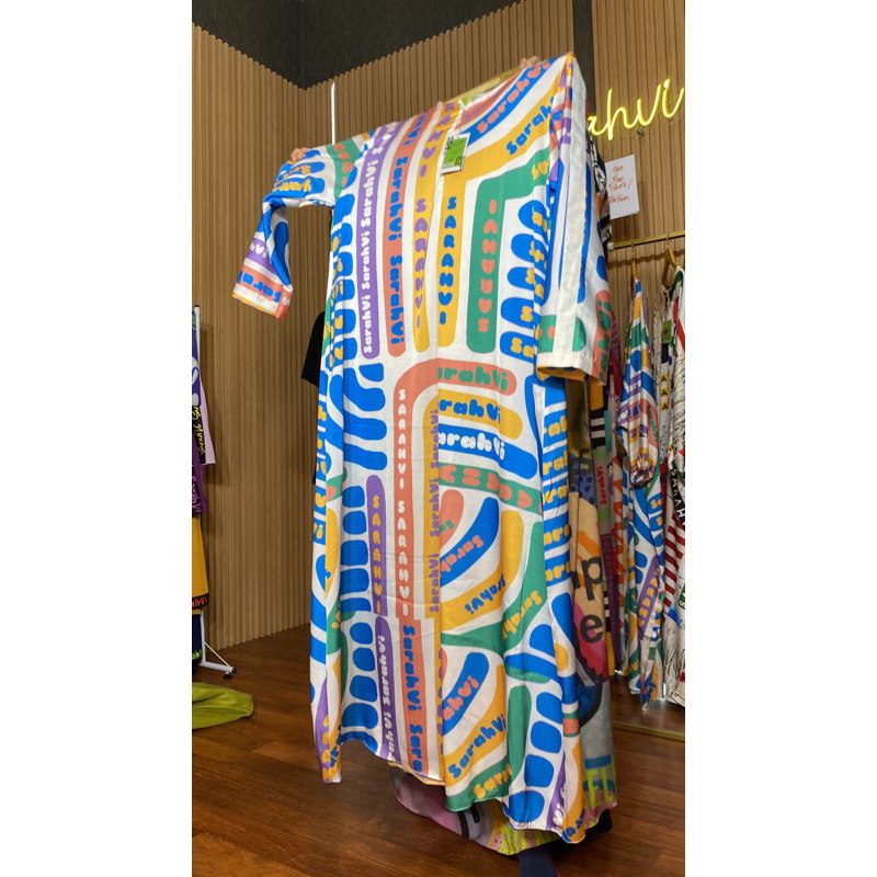 Dress Sarah Vi Full Tulisan