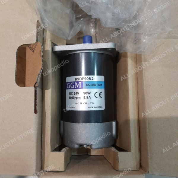 DC MOTOR GGM 90W 90 WATT K9DP90N2 24VDC 24V Berkualitas