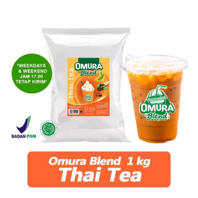 

Omura Blend Bubuk Minuman Rasa Thai Tea Powder Drink 1 KG