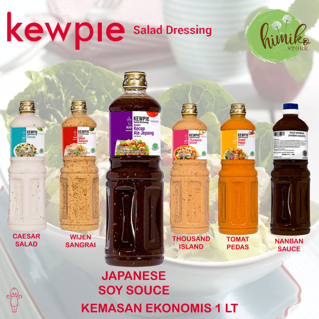 

Salad Dressing Kewpie Japenese Soy Sauce Kecap Ala Jepang Saus Siram 1 Liter