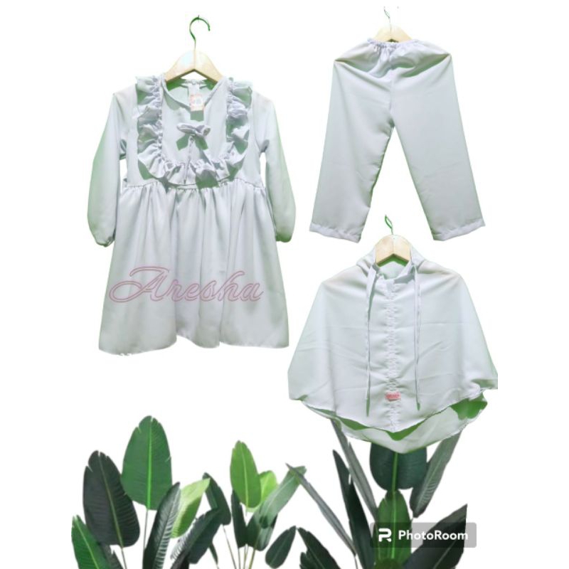 SETELAN MANASIK KERUT DADA 3-10TAHUN SETHIJAB