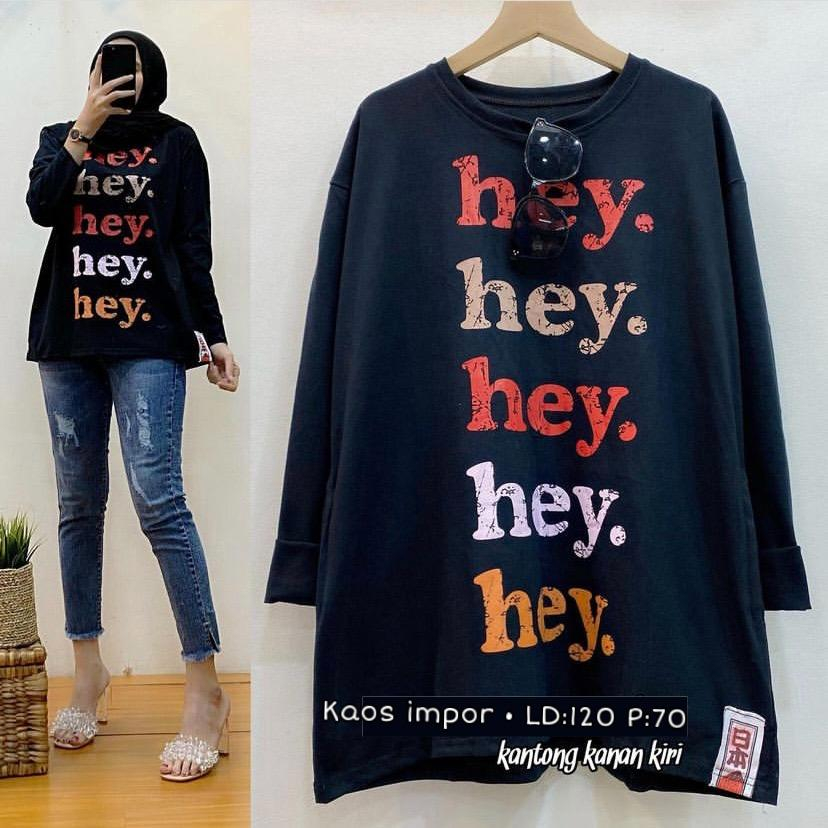 RB3 WS atasan wanita tunik Vespa jaman dulu/Kaos fit to XL jumbo/Top Blouse kaos wanita jumbo lengan