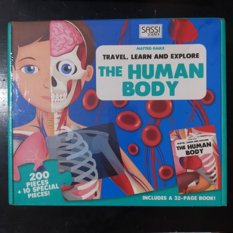 Sassi Science Floor Puzzle & Book The Human Body