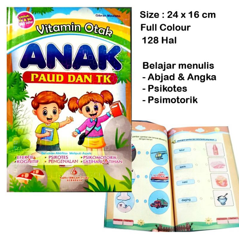buku vitamin anak paud dan tk