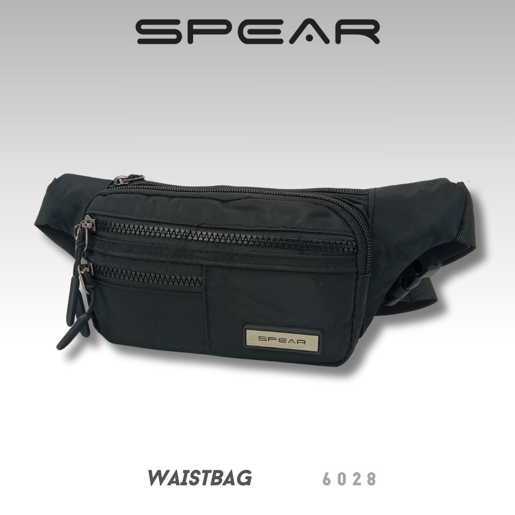PROMO SPEAR WB-6028 Tas Pinggang Pria Anti Air Waistbag Wanita Tas Distro Pria WB KEKINIAN