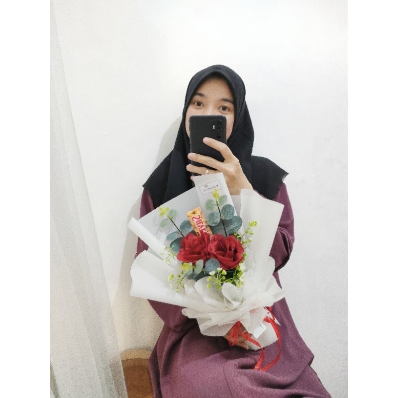 Buket Valentine/Buket Coklat/Buket Coklat Valentine/Bouquet Cokelat