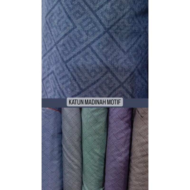 Kain Katun Madinah Motif