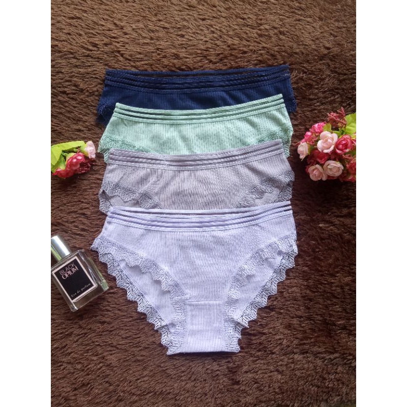 celana dalam wanita renda/celana dalam import
