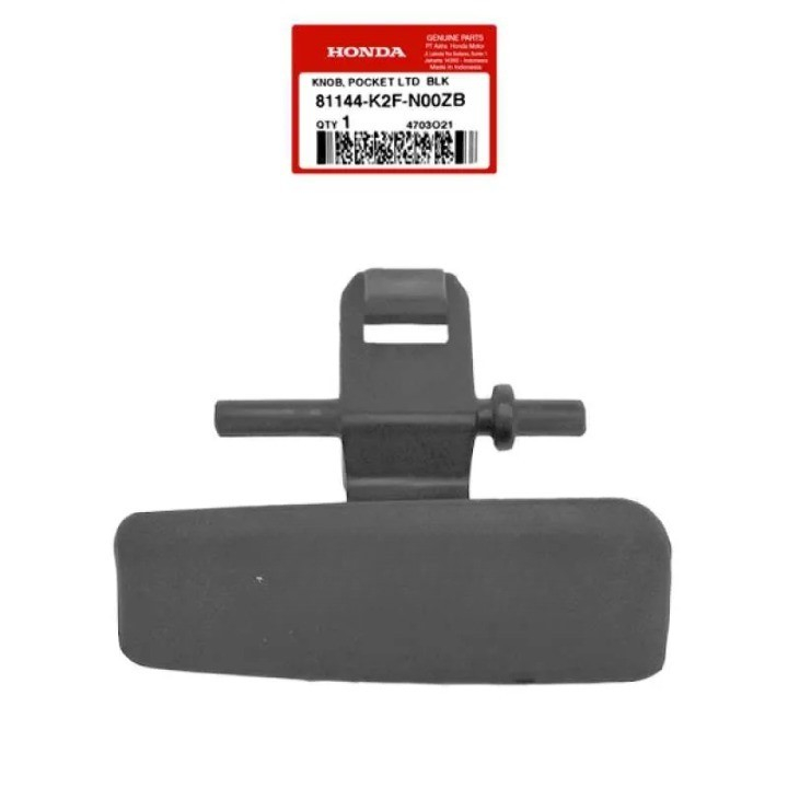 Knob Tutup Charger LTD Blk – Honda Scoopy eSP K2F - 81144K2FN00ZB