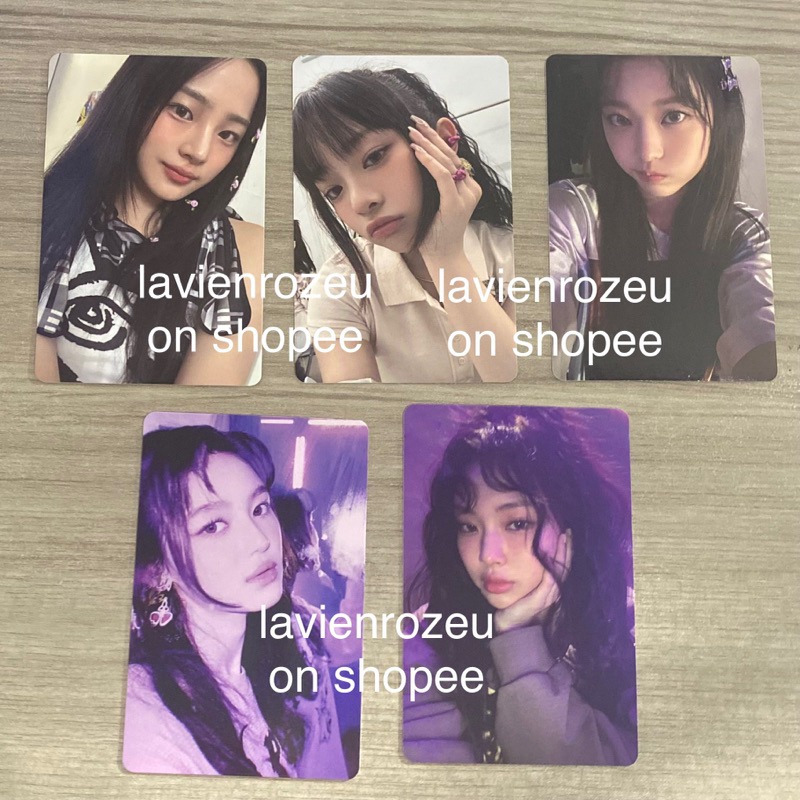 [ READY ] newjeans bag group photocard fullset // tags : wts nj pc beach get up ot5 minji hanni haer