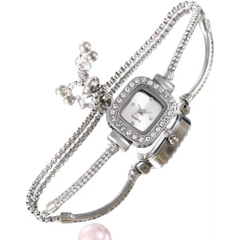 Ulzzang Jam Tangan Serut Mewah Kotak