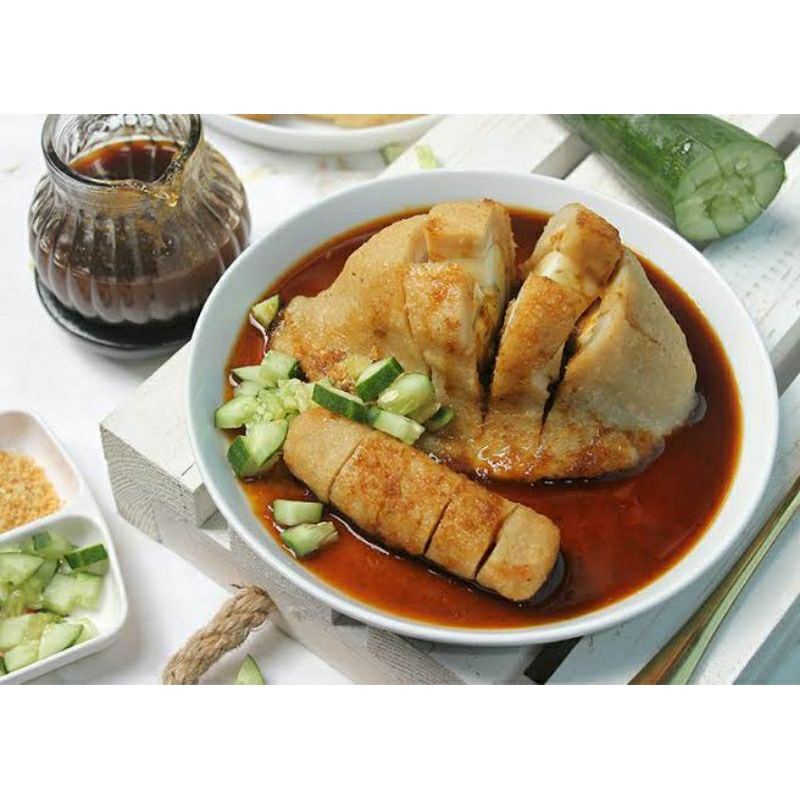 

Pempek Kapal Selam dan Pempek Lenjer ASLI Ikan Kakap