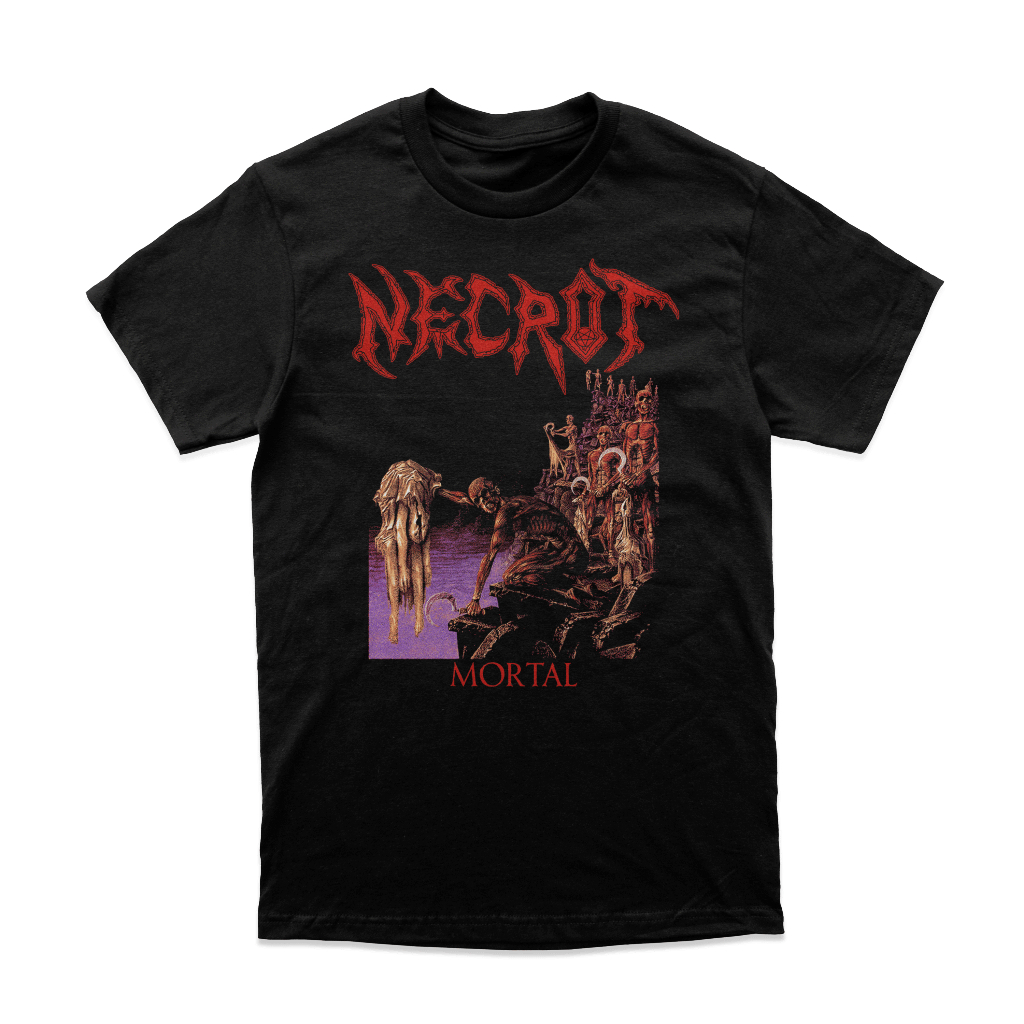 Kaos Tshirt Baju Band Necrot "Mortal" Merchandise