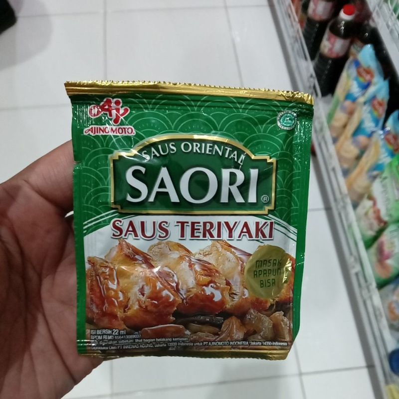 

Saori Saus Oriental 22ml Saus Terkyaki