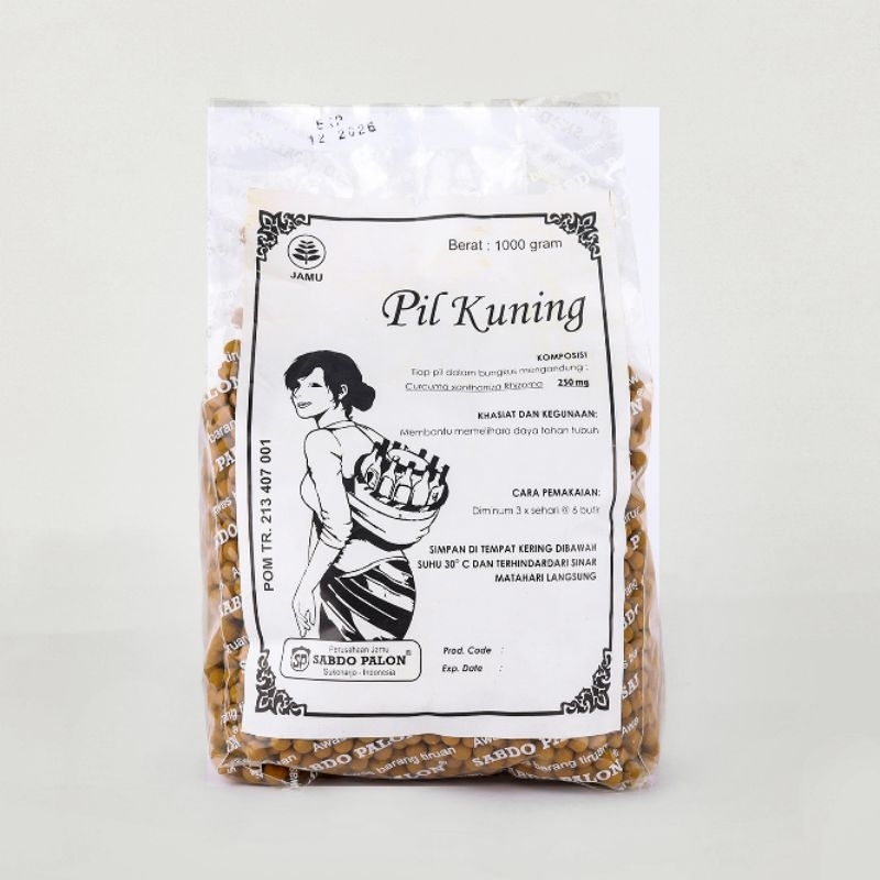 Termurah Kemasan Baru Isi +- 5500 Butir Jamu Pil Kuning / Pil Peluntur Lemak / Diet Original BPOM  -