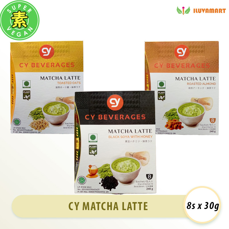 

Cy Beverages Matcha Latte 8 Saset 30gr Non Dairy Minuman Vegan