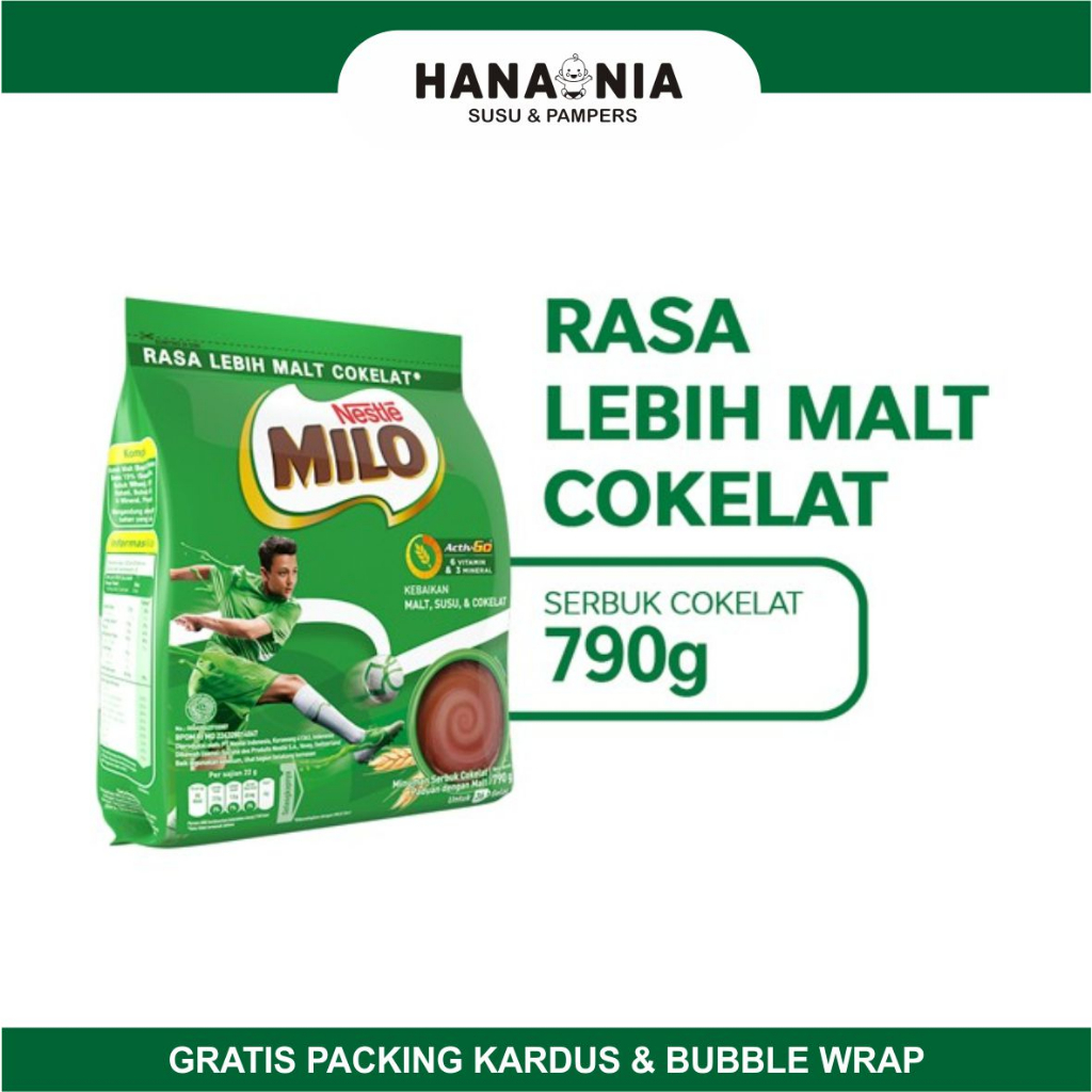 

Milo ActivGo Kemasan Pouch 790gr