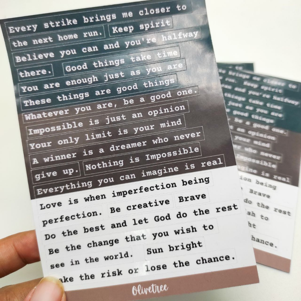 

Sticker WORD VINTAGE Aesthetic Scrapbook Deco WARNA