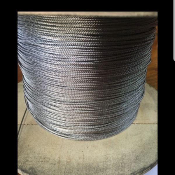1.5MM 15 MM KAWAT SELING SLING WIRE ROPE STAINLESS STEEL SUS304 SS304 Diskon