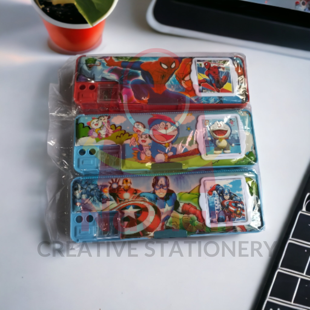 

Kotak Pensil Magnet + Kalkulator Murah Karakter
