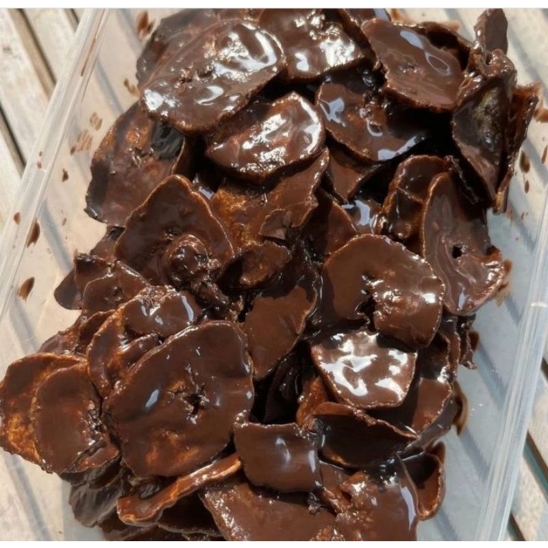 

KERIPIK PISANG COKLAT LUMER 300gr (kemasan pouch)