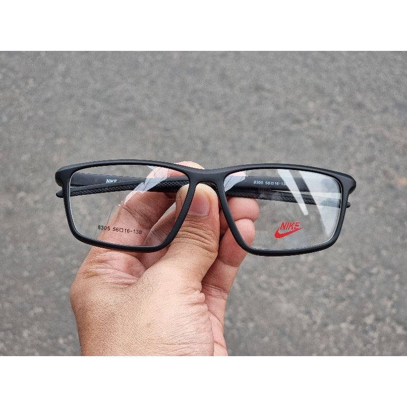 frame kacamata pria sport NIKE lensa minus normal antiradiasi