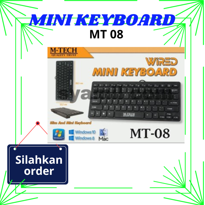 KEYBOARD MINI USB LAPTOP NOTEBOOK KOMPUTER