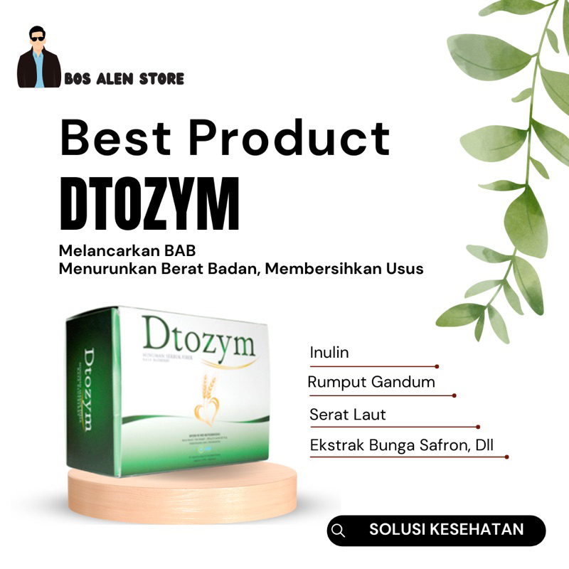 DTOZYM MEMBANTU MEMBERSIHKAN USUS, MEMBANTU MENURUNKAN BB