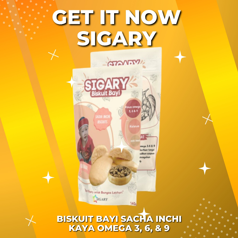 

SIGARY : Biskuit Kaya Omega 3 6 & 9 Kacang Sacha Inchi Solusi Mencegah Stunting & Meningkatkan Kecerdasan