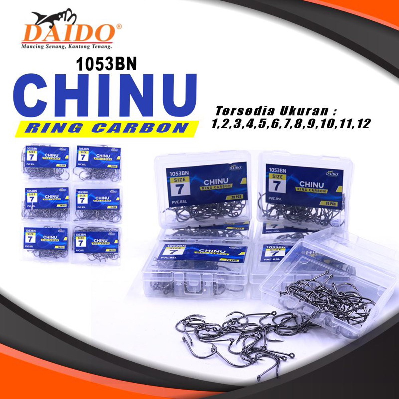 Kail Kotak Carbon DAIDO & TRIXSTER Chinu Ring 1053 & Idumezina/Marusode 1054