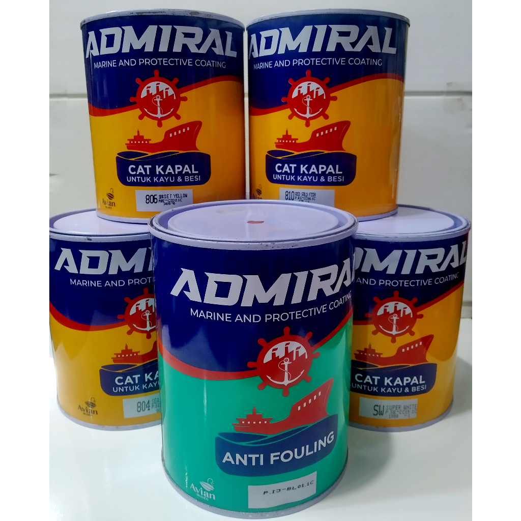 Cat Kapal Admiral / Cat Antifouling / Untuk Kayu Dan Besi