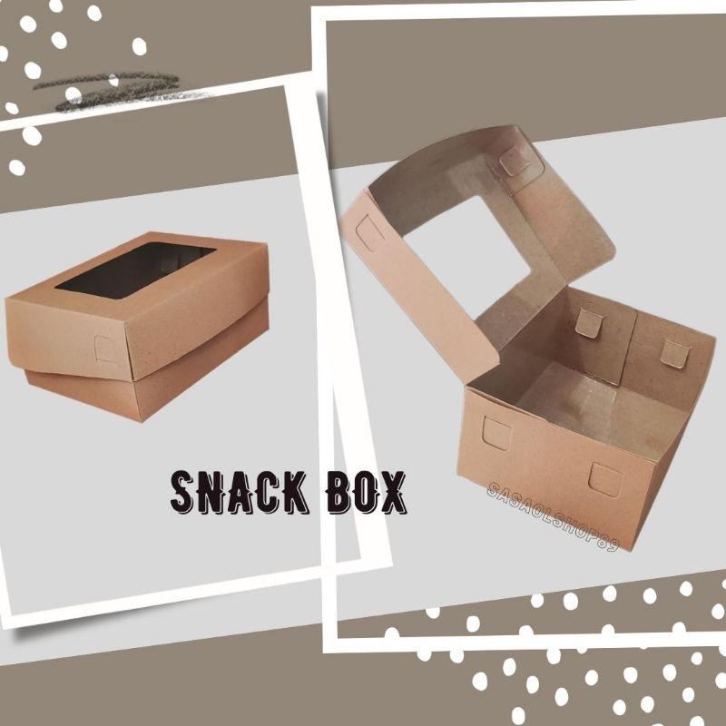 

Snack Box Tebal/Dus Cemilan/Dus Kue (isi 5)