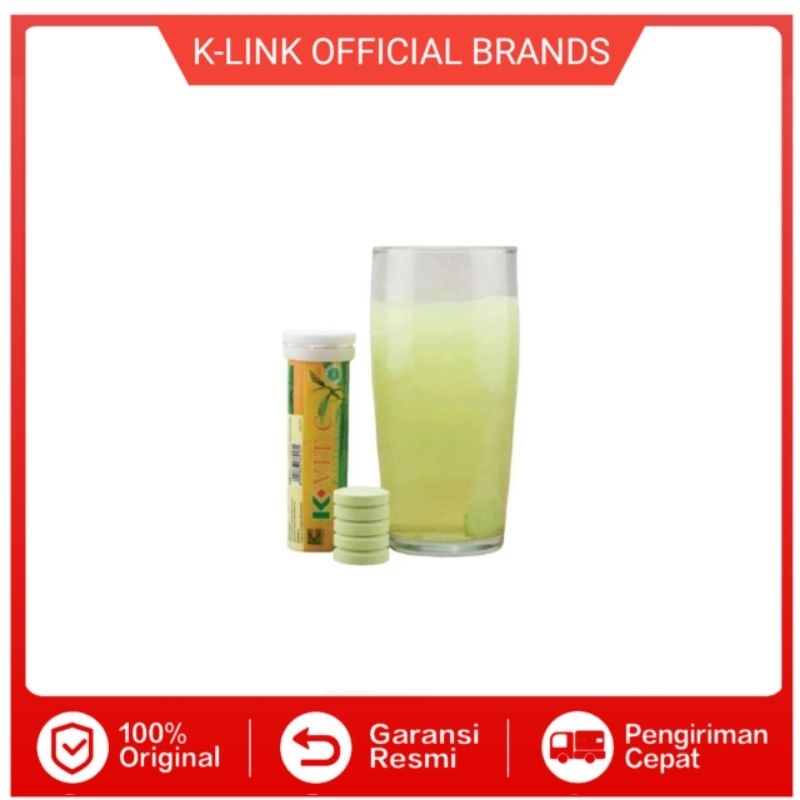K-Vit C Plus Teavigo Vitamin C Effervescent Teh Hijau Original