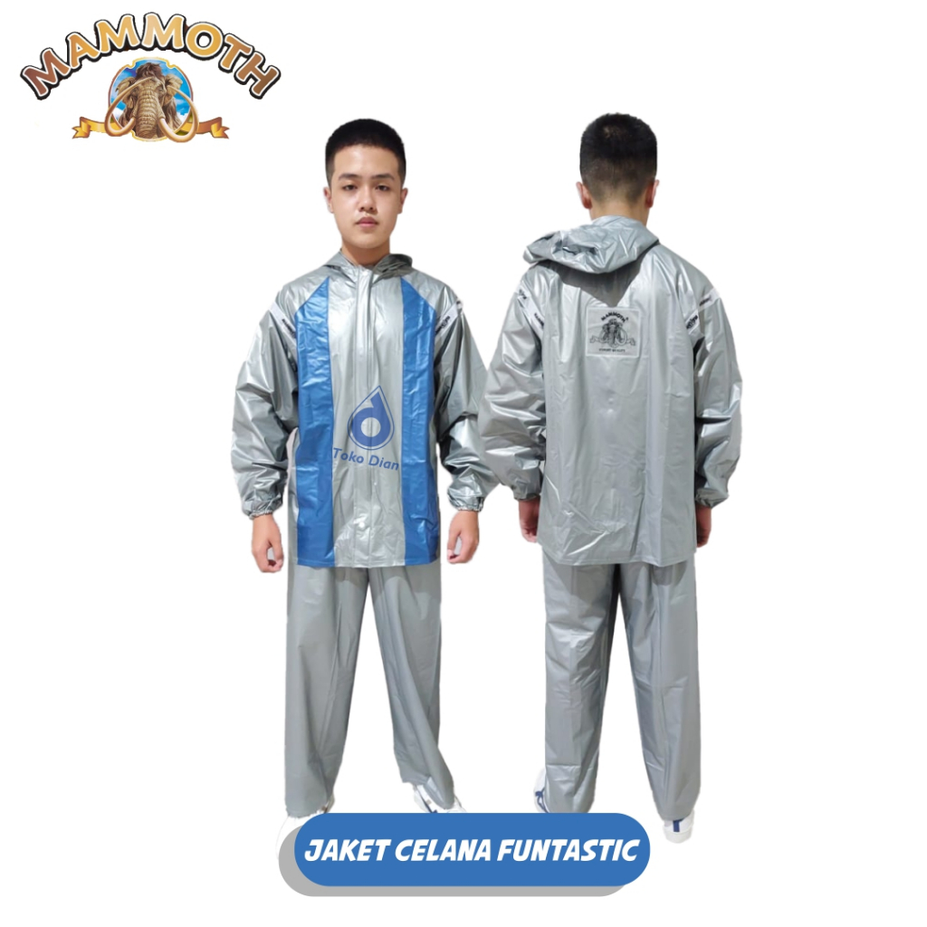 Jas Hujan Jaket Celana Funtastic Mammoth