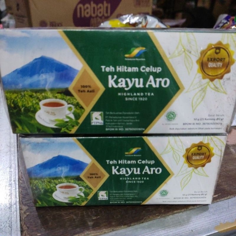 

Teh hitam cap kayu Aro