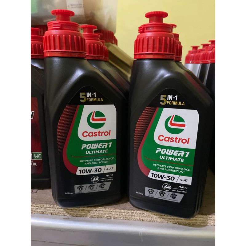 OLI MOTOR CASTROL POWER1 ULTIMATE MATIC 10W-30W (0,80L) 100% ORIGINAL