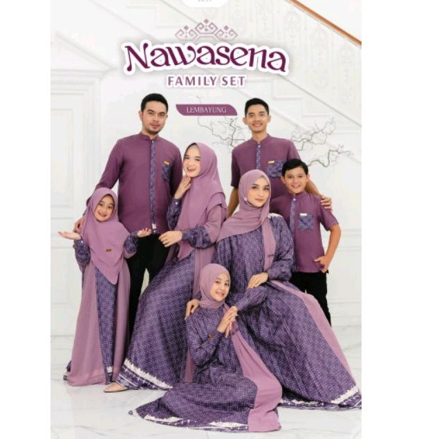 Sarimbit nawasena by lanira (PO 19 sept-3 oktober 2023) baju lebaran baju keluarga famset