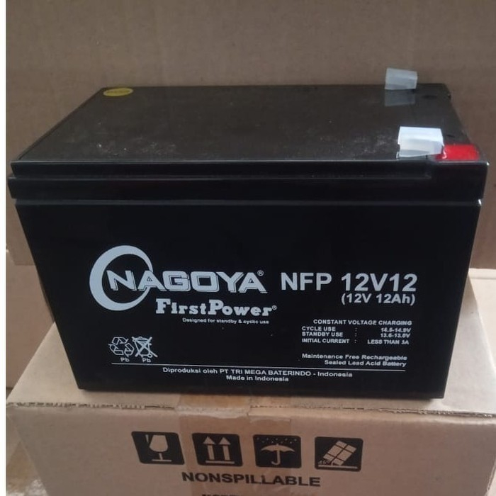BATERAI LITIUM NAGOYA 12V 12AH RC AKI MOBIL MAINAN ANAK 12 VOLT