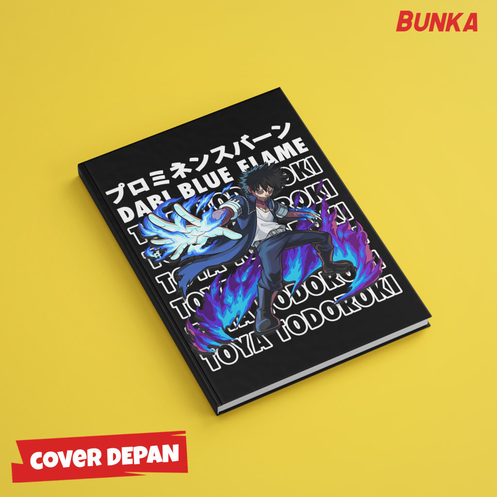 

Note Book Aesthetic Anime Boku no Hero Academia Dabi Design Hardcover A5 Buku Tulis Catatan Notes Agenda Planner Jurnal vintage buku catatan story book kado anniversary valentine cowok cewek murah