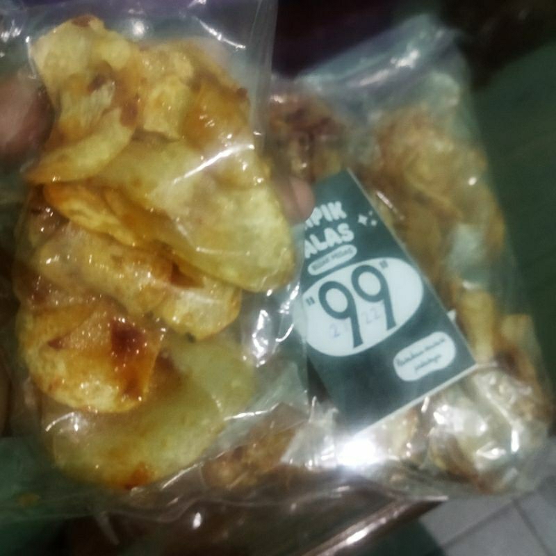 

KERIPIK TALAS PEDAS MANIS BIKIN NAGIH LANGSUNG PRODUSEN 1000 AN