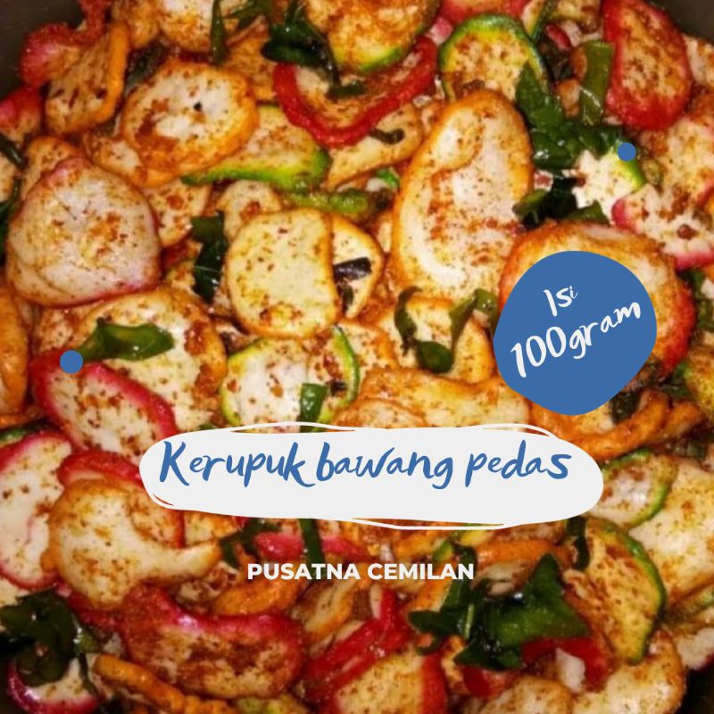 

kerupuk bawang pedas daun jeruk 100 gram