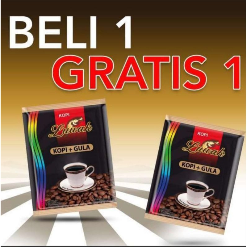 

KOPI LUWAK KOPI HITAM + GULA MIX RENCENG