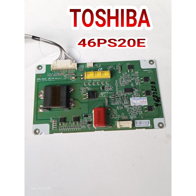 inverter tv toshiba 46ps20e - balas/inverter backlight tv toshiba 46ps20e - inverter BL tv toshiba 4