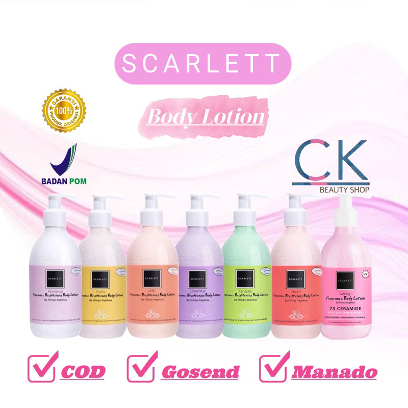 MANADO | Scarlett Whitening Body Lotion