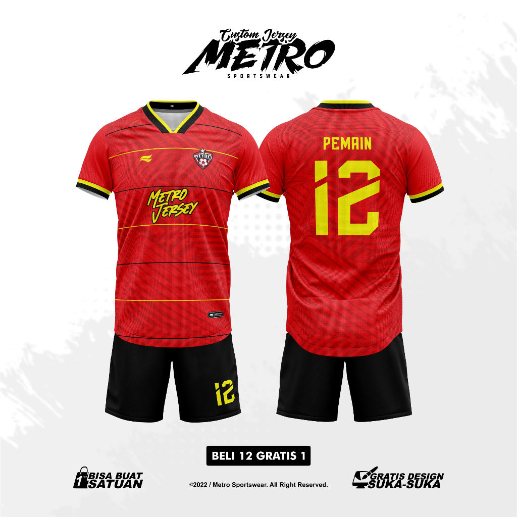 Jersey Custom Design Satuan Full Printing