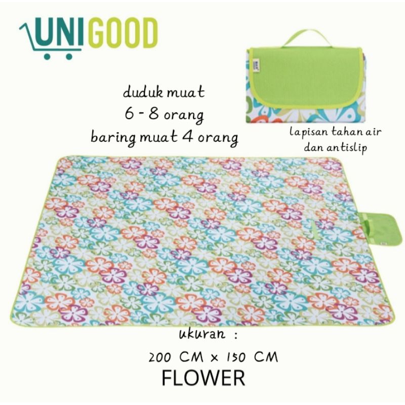 Tikar lipat waterproof tikar piknik tikar tamasya tikar jumbo tikar besar tikar waterproof