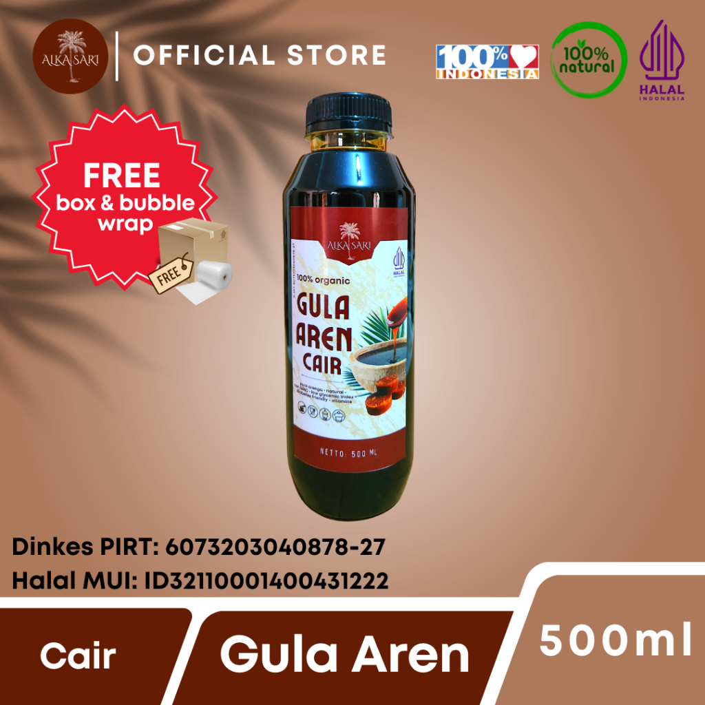 

500 ml Gula Aren Cair Premium Alka Sari