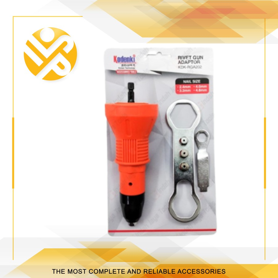 Adaptor Tang Rivet Mesin Bor / Adaptor Rivet