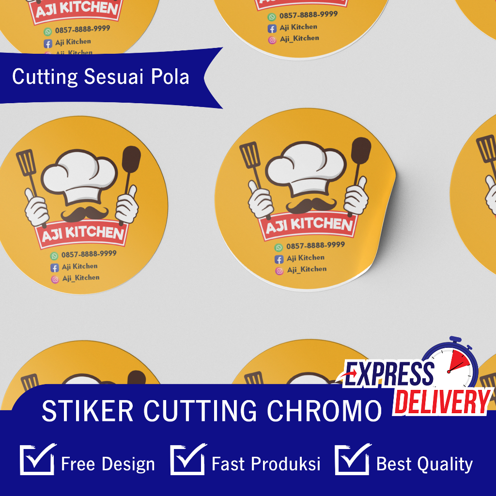 

Cetak Stiker Chromo Cut A3+ / Cetak Stiker Label Kemasan Makanan Minuman Online Shop