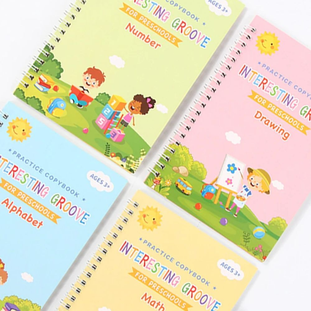 

Buku Sanc Magic Buku Belajar Anak Sank Magic 1 Set Isi 4 Buku / Buku Tulis Ajaib Sank Magic 1 Set isi 4 Book + Pulpen Anak Kecil